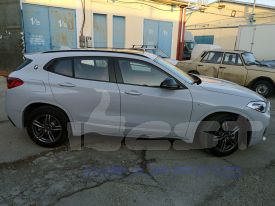 BMW X2 2019 autófóliázás: Avery Gloss grey cb1550001 autó fóliázás 4