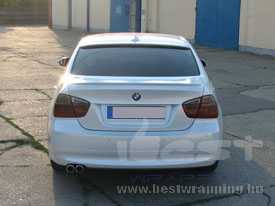 BMW E90 fóliázás: gyöngyházfehér autó fóliázás 8