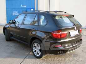 BMW X5 autófóliázás: Avery Supreme fényes metál fekete autó fóliával 9