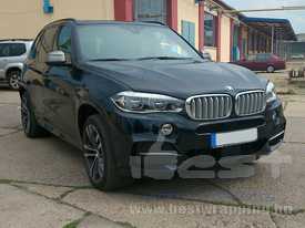 BMW X5 M autófóliázás: Avery Supreme metál fekete autó fóliával 1
