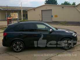 BMW X5 M autófóliázás: Avery Supreme metál fekete autó fóliával 4