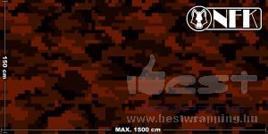 Onfk camouflage pixel 019 3 dark mahogany