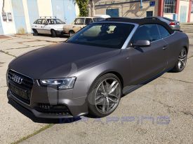 Audi A5 autófóliázás: Avery matte metallic charcoal as9130001 autó fóliával 3