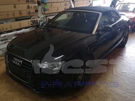 Audi A5 autófóliázás: Avery matte metallic charcoal as9130001 autó fóliával 5