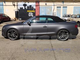 Audi A5 autófóliázás: Avery matte metallic charcoal as9130001 autó fóliával 6