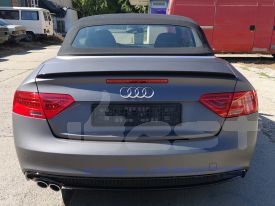 Audi A5 autófóliázás: Avery matte metallic charcoal as9130001 autó fóliával 8