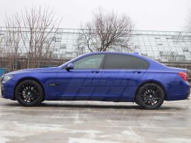 BMW 7 autófóliázás: Teckwrap Blue Gem Gal02 autó fóliával  6