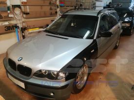 BMW E46 Kombi autófóliázás: Teckwrap True Blood Gal 01 autó fóliával 05