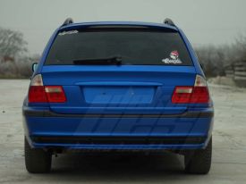 BMW e46 autófóliázás: Teckwrap Pearl Blue vch302 autó fóliával 8