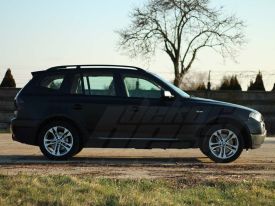 BMW X3 autófóliázás: Teckwrap cm01m satin black autó fóliával 4