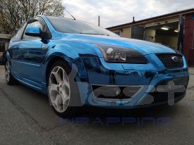 Ford Focus ST autófóliázás: TeckWrap Light Blue CHM17E autó fóliával 1