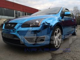 Ford Focus ST autófóliázás: TeckWrap Light Blue CHM17E autó fóliával 3