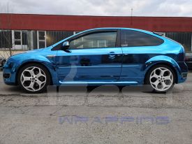 Ford Focus ST autófóliázás: TeckWrap Light Blue CHM17E autó fóliával 6