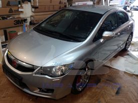 Honda Civic autófóliázás: TeckWrap True Blood GAL01 autó fóliával 5