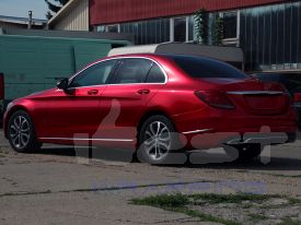 Mercedes C200 autófóliázás: Teckwrap True Blood Gal 01 autó fóliával 9
