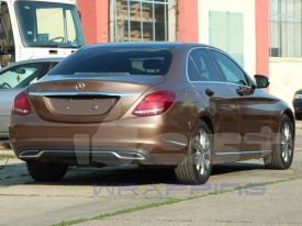 Mercedes C220 autófóliázás: Avery gloss metallic brown cb1630001 autó fóliával 7