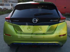 Nissan Leaf autófóliázás: TeckWrap Yellow Green GAL12 autó fóliával 8