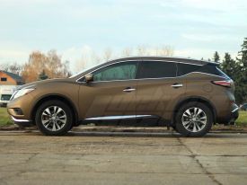 Nissan Murano autófóliázás: Avery frozen bronze autó fóliával 6