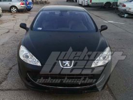 Peugeot 407 Kombi autófóliázás: Teckwrap Black CM01 autó fóliával 2