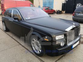 Royce-Rolls Phantom autófóliázás: Oracal 970 070 black matt autó fóliával 1