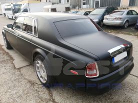 Royce-Rolls Phantom autófóliázás: Oracal 970 070 black matt autó fóliával 9
