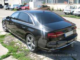 Audi A8L teljes autófóliázás: 3m kővédő autó fóliával 9