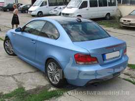 BMW M1 autófóliázás: Avery Supreme Frosty Blue autó fóliával 09