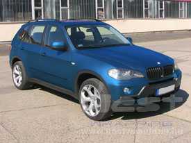 BMW X5 autófóliázás: monte carlo matt kék autó fóliázás 01