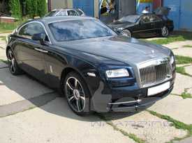 Royce Rolls Wraith autófóliázás: 3m kővédő autó fóliával 01